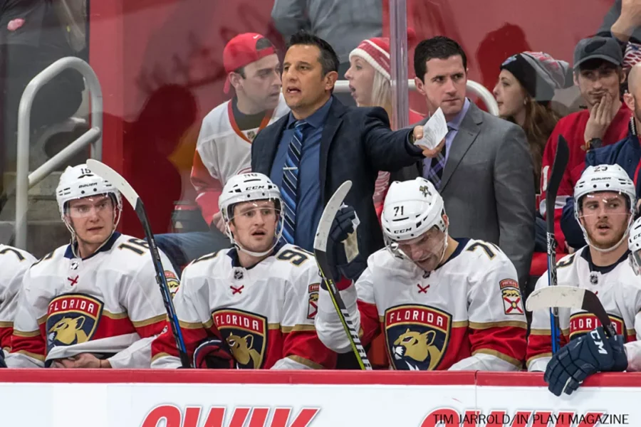 RED WINGS HIRE BOB BOUGHNER. Photo: Tim Jarrold - In Play! magazine