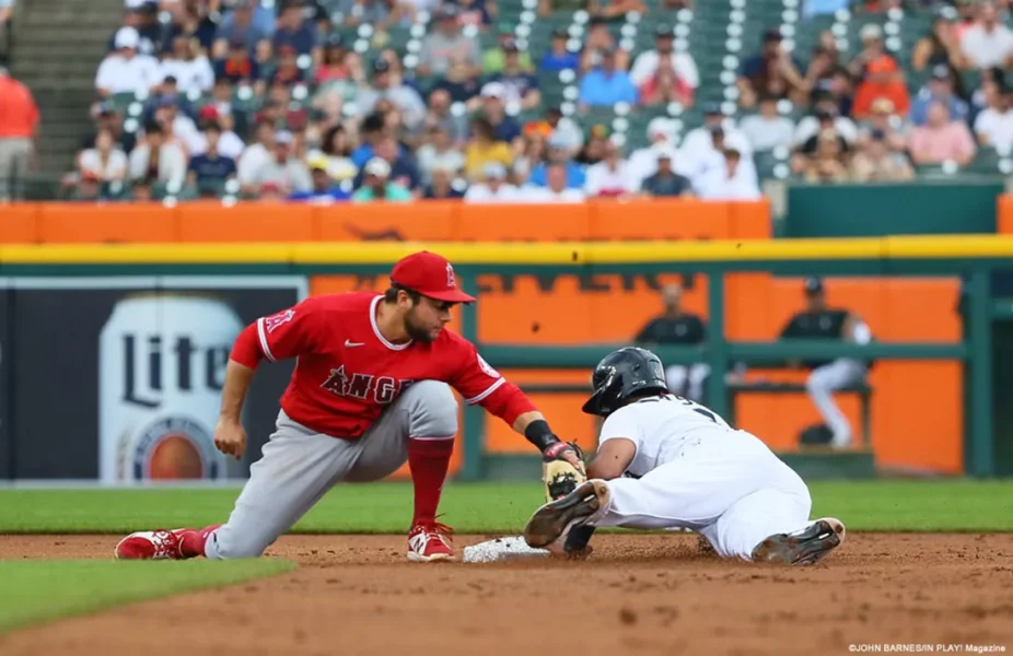 LA Angels at Detroit Tigers August 20 2022. Photo: John Barnes - In Play! magazine