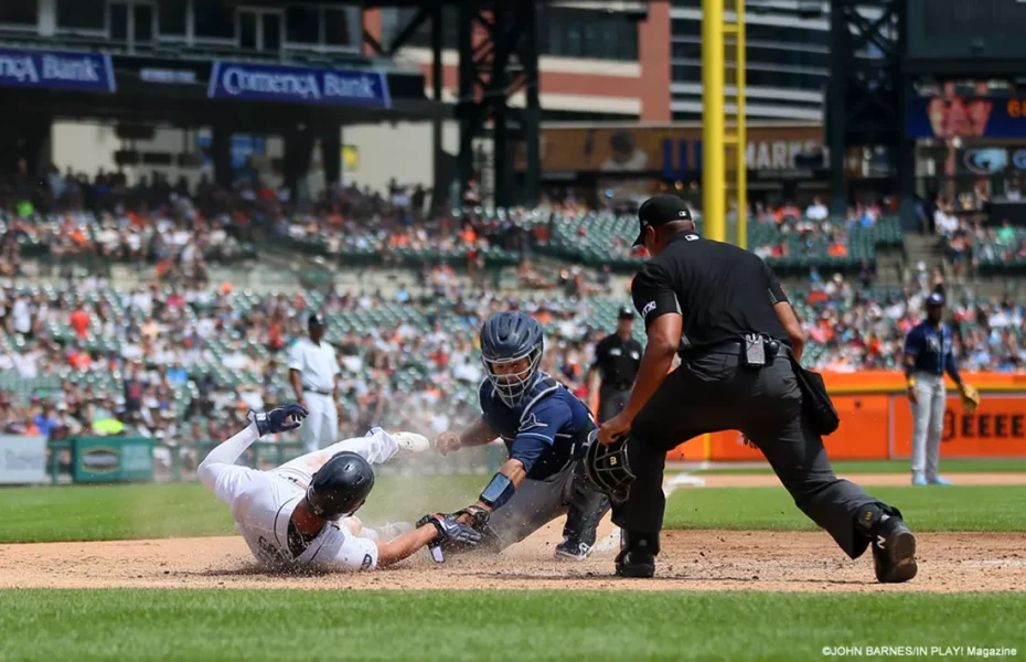 Tampa Bay Rays at Detroit Tigers August 7 2022.Photo: John Barnes - In Play! magazine