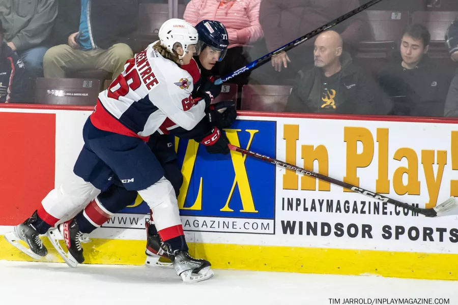 Saginaw Spirit at Windsor Spitfires October 20 2022