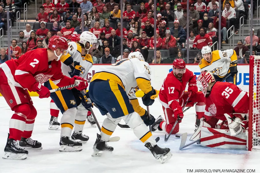 Nashville Predators at Detroit Red Wings Nov 23 2022