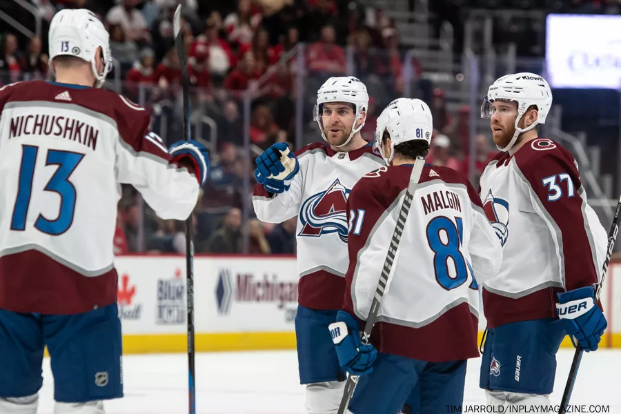 Colorado Avalanche. Photo Tim Jarrold - In Play! magazine