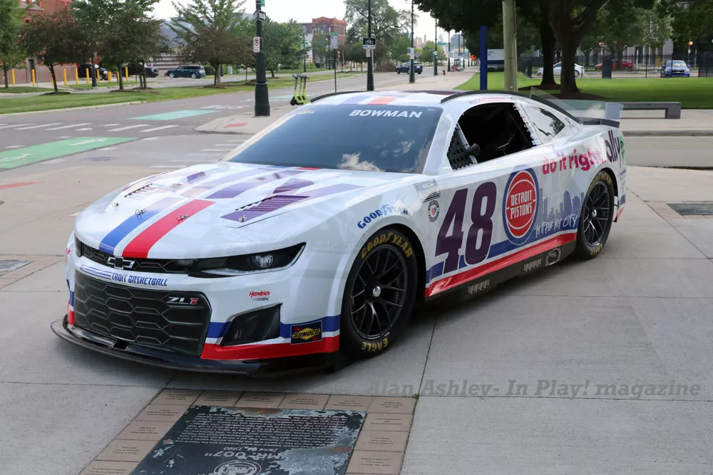 Detroit Pistons Themed Racecar