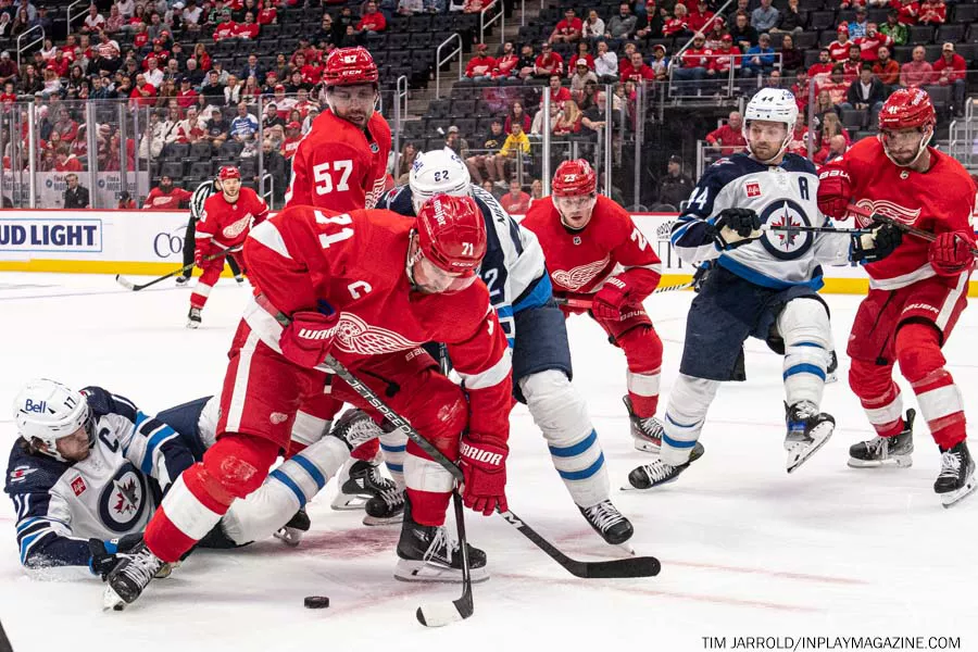 Detroit Red Wings vs Winnipeg Jets October 26, 2023 In Play! magazine