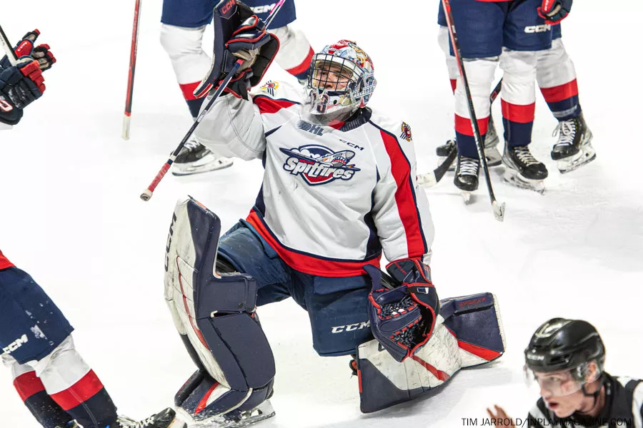 Windsor Spitfires vs Saginaw Spirit October 21 2023 In Play! magazine