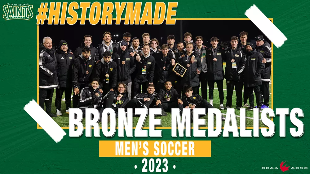 St. Clair Men's Soccer First National Medal