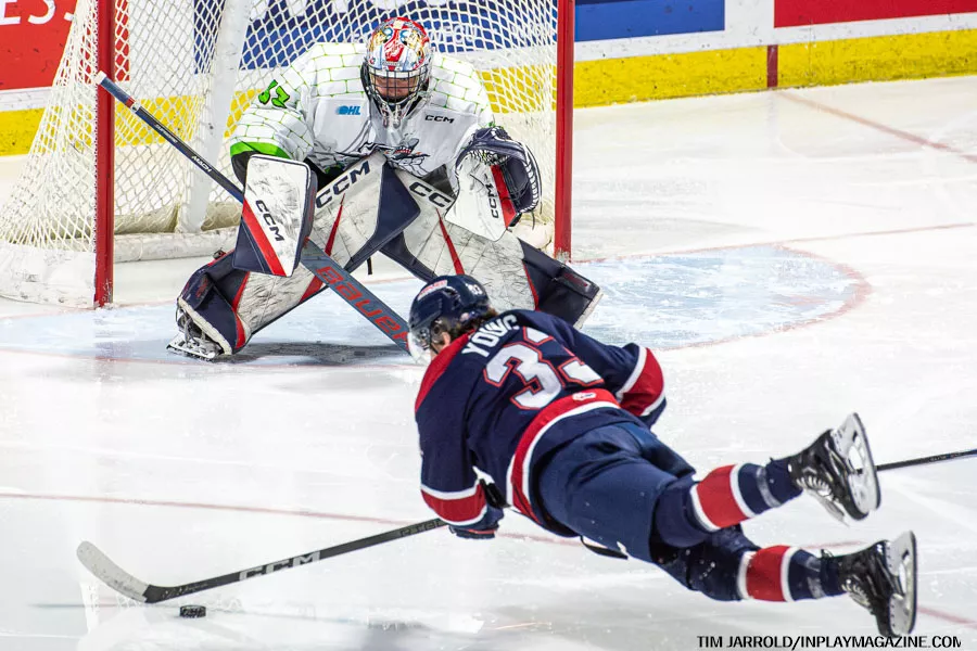 Windsor Spitfires vs Saginaw Spirit November 12 2023 - In Play! magazine