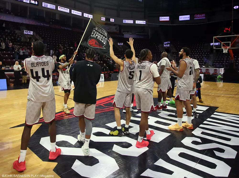 Windsor Express vs Montreal Tundra January 12 2024 - In Play! magazine