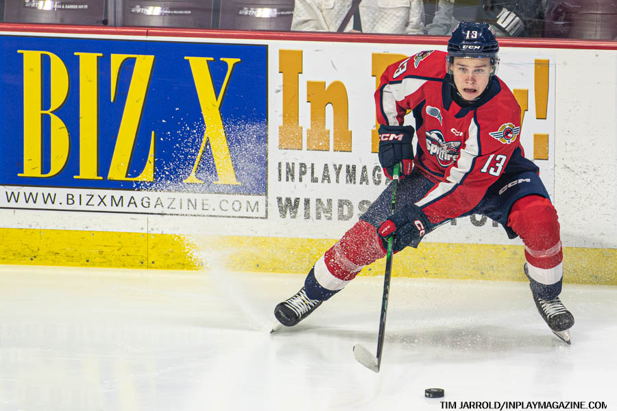 Windsor Spitfires vs Sarnia Sting February 1 2024 - In Play! magazine