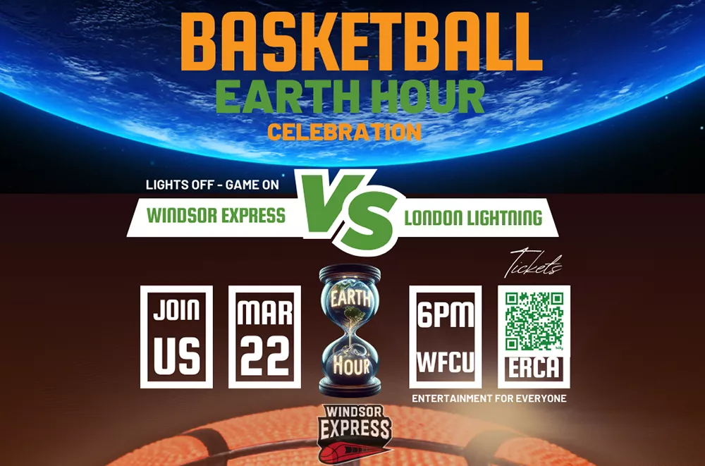 Windsor Express Earth Hour Celebration with YQGgreen