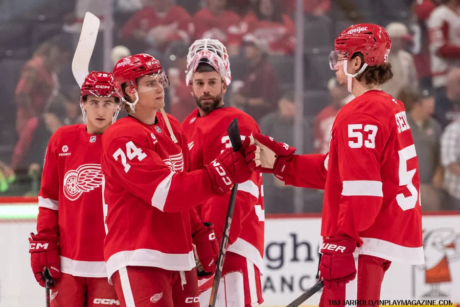 Red Wings vs Blackhawks September 27 2024 - In Play! magazine