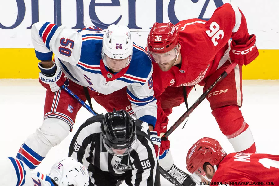 Detroit Red Wings vs NY Rangers October 17 2024 - In Play! magazine