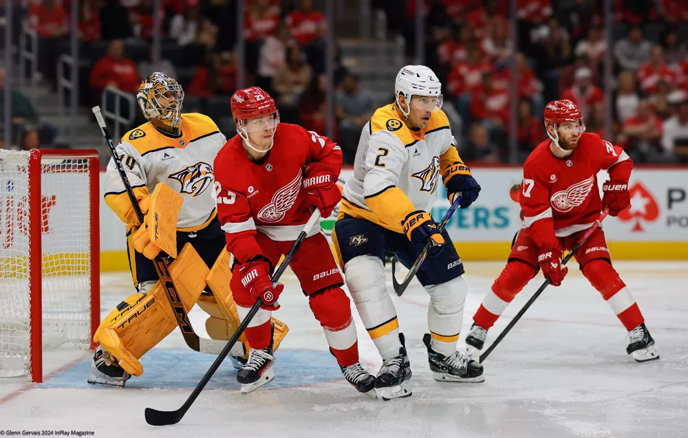 Detroit Red Wings vs Nashville Predators October 13 2024 - In Play! magazine