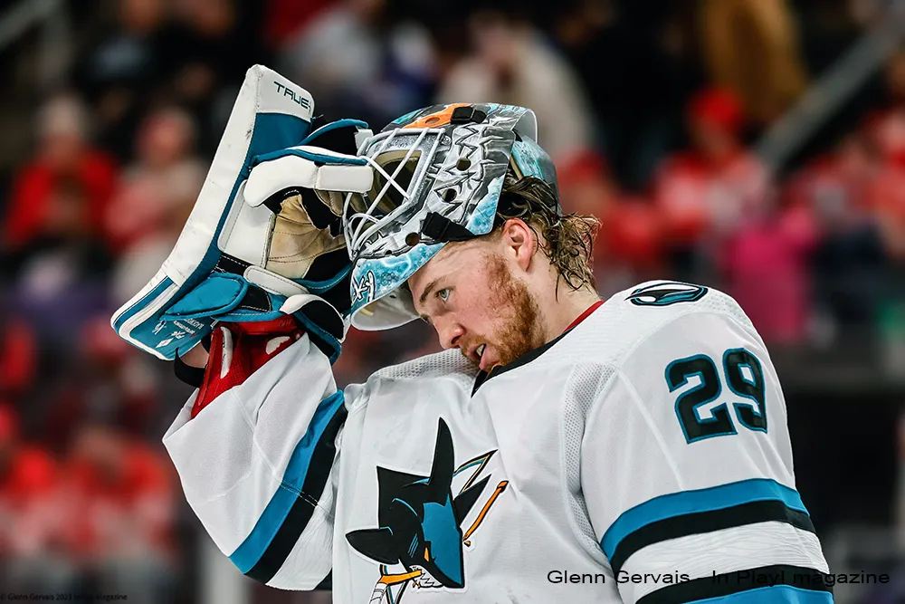 Mackenzie Blackwood- San Jose Sharks - In Play! magazine