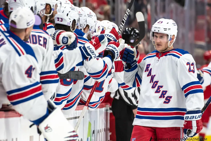Adam Fox - New York Rangers -In Play! magazine
