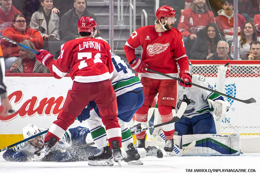 Detroit Red Wings vs Vancouver Canucks December 1 2024 - In Play! magazine