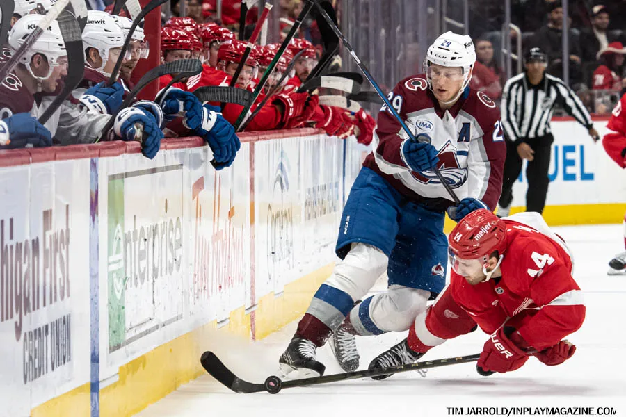 Red Wings vs Avalanche - December 7, 2024 - In Play! magazine