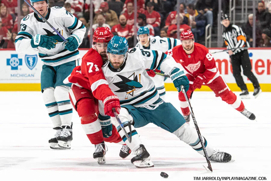 Detroit Red Wings vs San Jose Sharks January 14 2025 - In Play! magazine