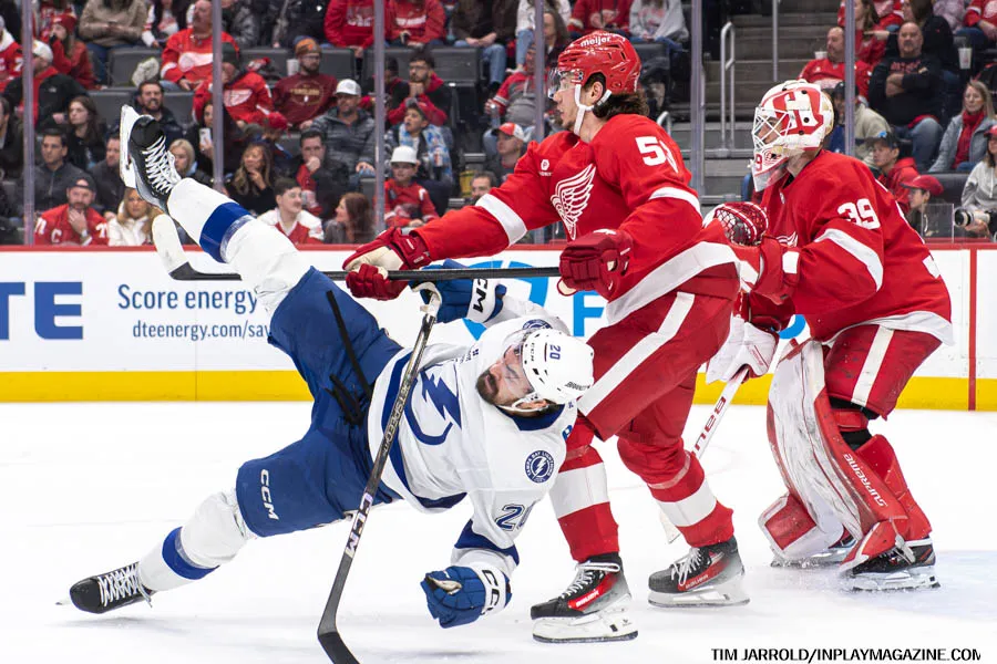 Detroit Red Wings vs Tampa Bay Lightning January 25, 2025 - In Play! magazine
