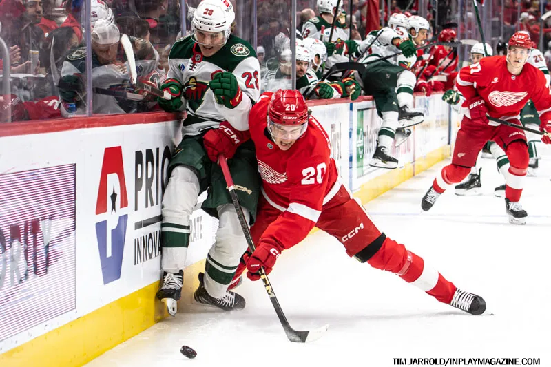 Detroit Red Wings vs Minnesota Wild February 22 2025 - In Play! magazine