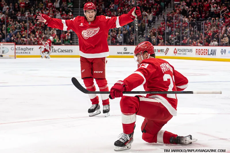 Detroit Red Wings vs Las Vegas Golden Knights March 16 2025 - In Play! magazine