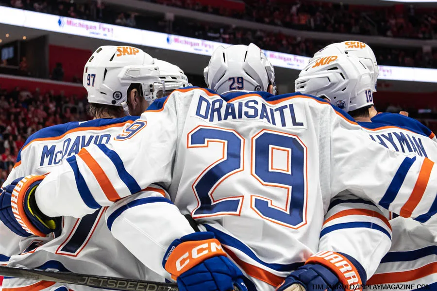 Leon Draisaitl Edmonton Oilers- In Play! magazine