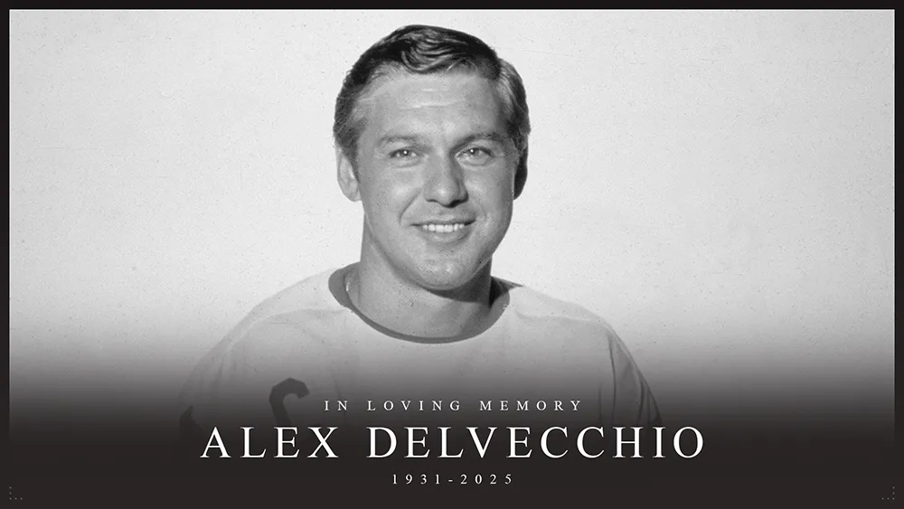 RED WINGS ICON ALEX DELVECCHIO PASSES AWAY