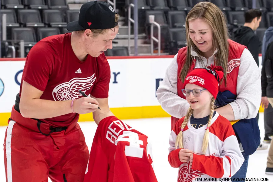 Red Wings 2025-26 Promotional Calendar- In Play! magazine