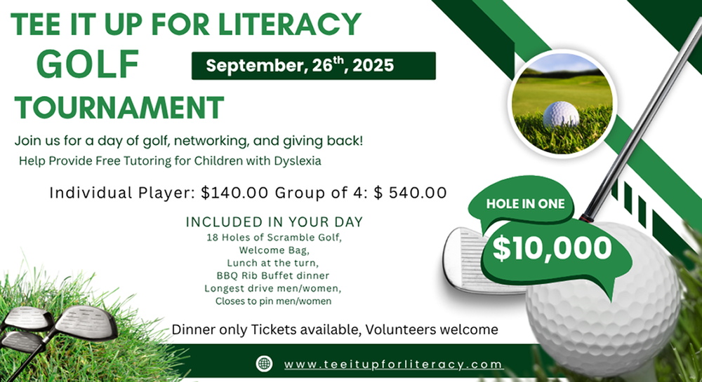 Tee it up for Literacy - In Play! magazine