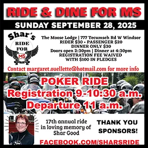 Shars Ride for MS In Play! magazine