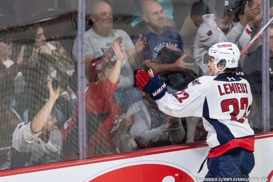 Windsor Spitfires vs London Knights September 20 2025 - In Play! magazine