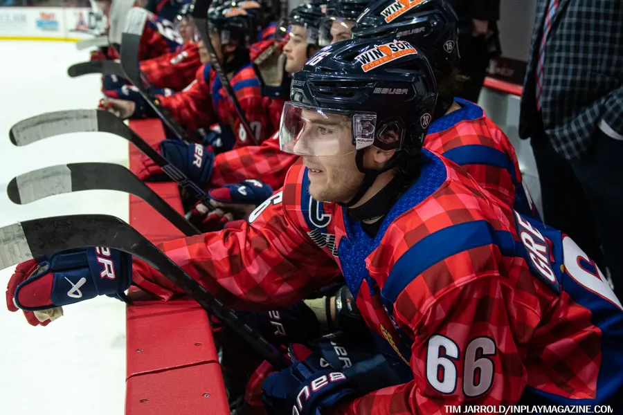 Windsor Spitfires vs Sarnia Sting Oct 18 2025 In Play! magazine