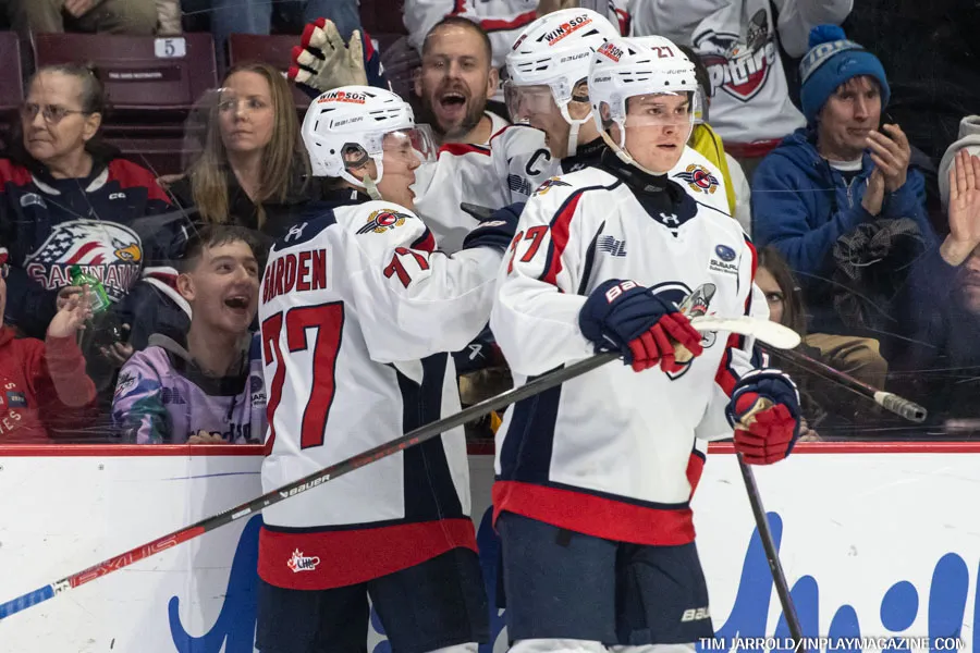 Windsor Spitfires vs Saginaw Spirit November 21 2025 - In Play! magazine