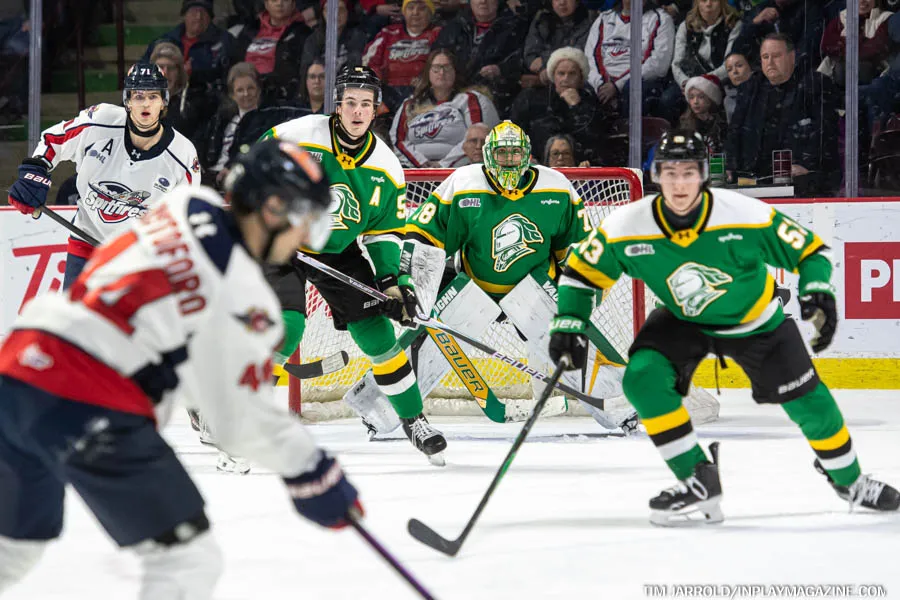 Windsor Spitfires vs London Knights - December 6, 2025 - In Play! magazine