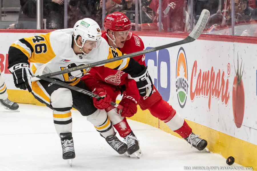 Detroit Red Wings vs Pittsburgh Penguins January 3, 2025 - In Play! magazine