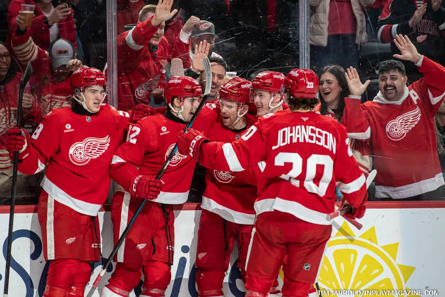 Detroit Red Wings vs San Jose Sharks January 16, 2026 - In Play! magazine