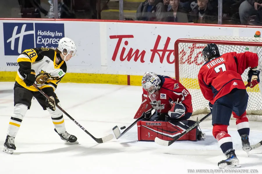 Windsor Spitfires vs Branford BulldogsJanuary 11, 2026 - In Play! magazine