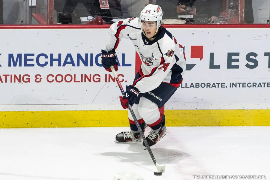 Carson Woodall - Windsor Spitfires - In Play! magazine