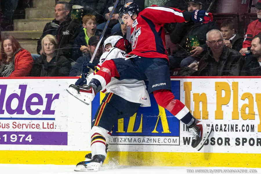 Windsor Spitfires vs Barrie Colts February 28, 2026 - In Play! magazine
