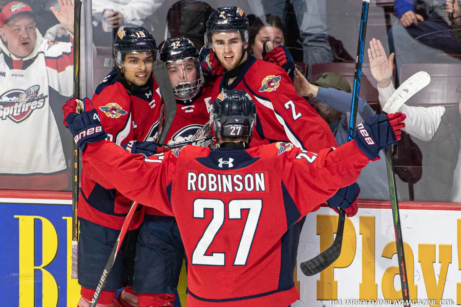 Windsor Spitfires vs Flint Firebirds April 10 2026 - In Play! magazine