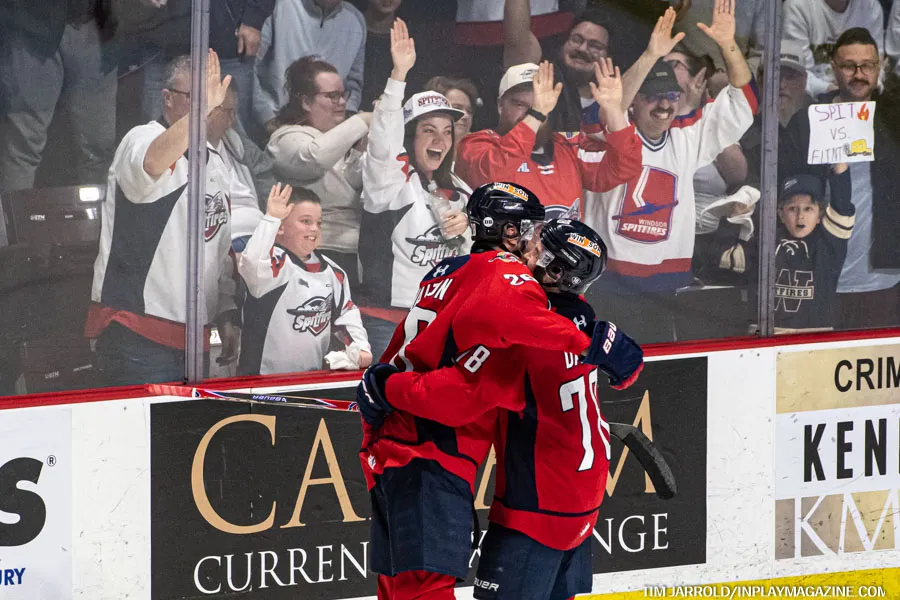 Windsor Spitfires vs Flint Firebirds April 12, 2026 - In Play! magazine