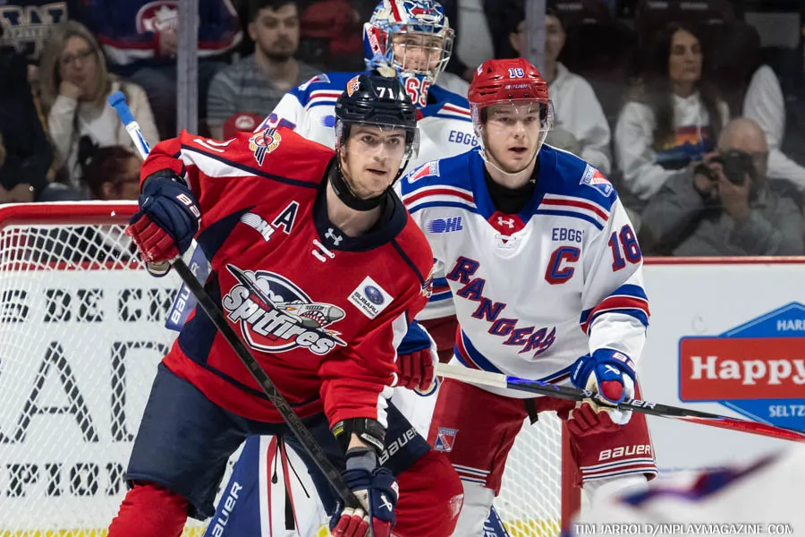 Windsor Spitfires vs Kitchener Rangers April 27, 2026 - In Play! magazine
