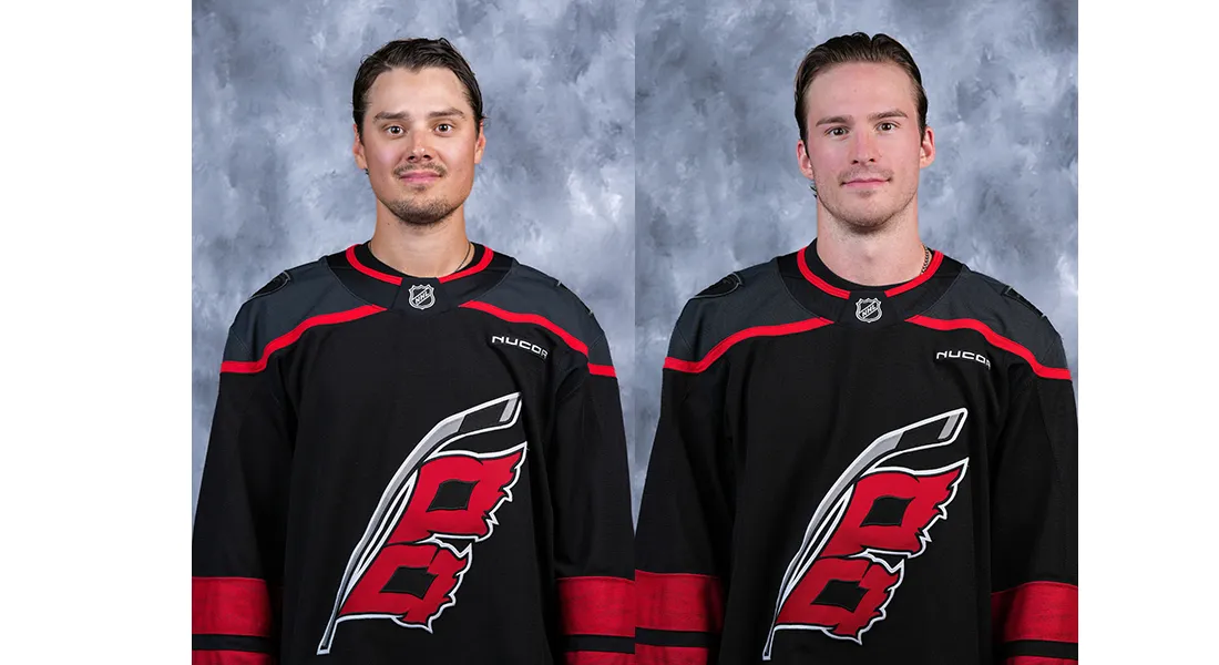 Sebastian Aho and Andrei Svechnikov Carolina Hurricanes