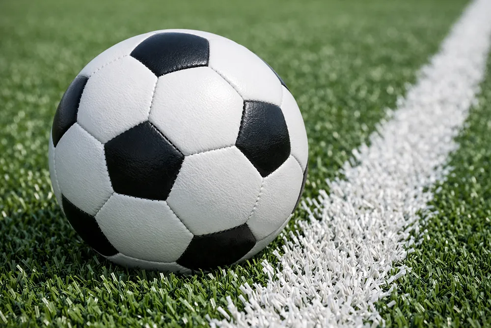 Soccor Ball on artificial turf - In Play! magazine